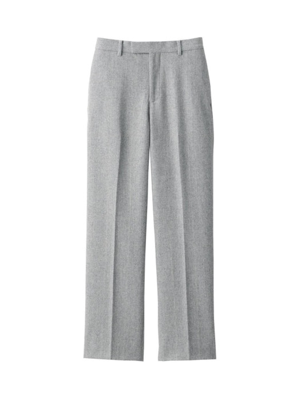 Muji Labo Women's Wool Blend Straight Pants